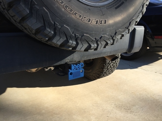 Jeep Hitch Cover - Fixed