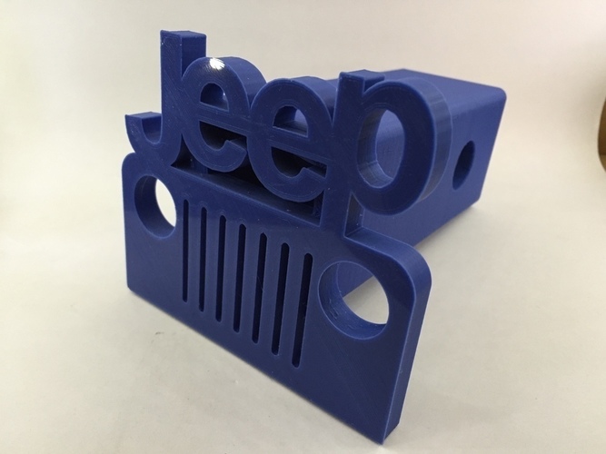 Jeep Hitch Cover - Fixed 3D Print 116375