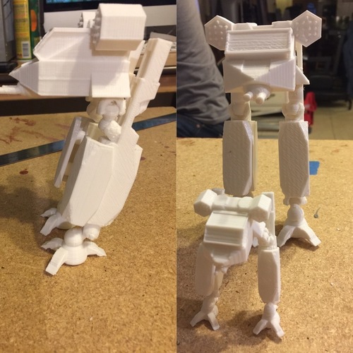 Bi-Ped Mech NolanC 3D Print 116378