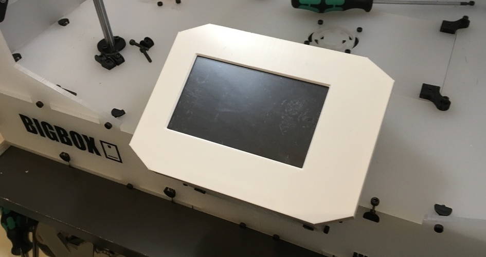 E3D BigBox - PanelDue 4.3'' Mounting Adapter 3D Print 116380