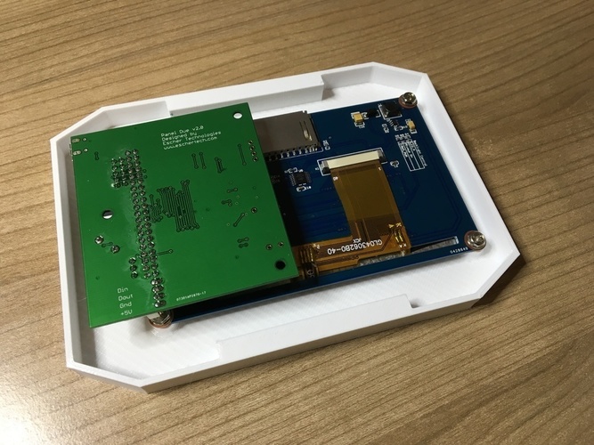 E3D BigBox - PanelDue 4.3'' Mounting Adapter 3D Print 116383
