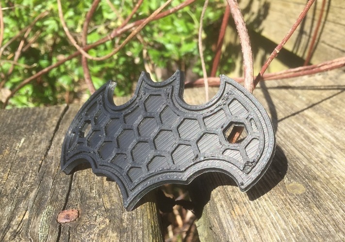 Bat Barrette 3D Print 116403
