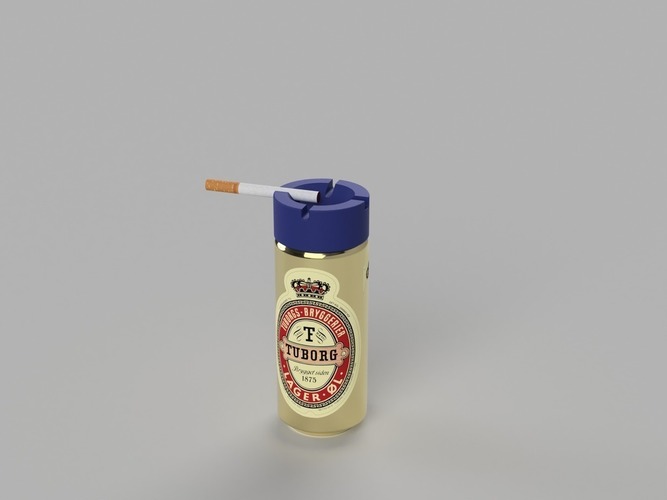 Beer Can Ashtray (NOT TESTED) 3D Print 116442