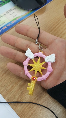 Cardcaptor Sakura Clear Card Magic Key 3D Print 116543