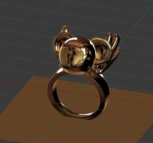 Kero Ring 3D Print 116565
