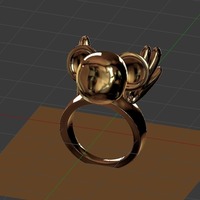 Small Kero Ring 3D Printing 116565