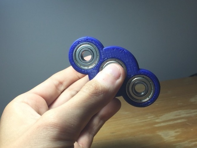 Customizable Fidget Spinner 3D Print 116601