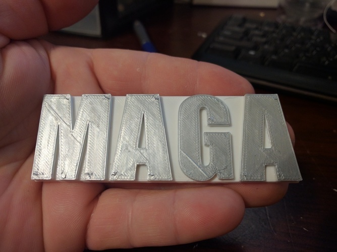 MAGA (Make America Great Again) 3D Print 116683