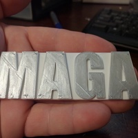 Small MAGA (Make America Great Again) 3D Printing 116683