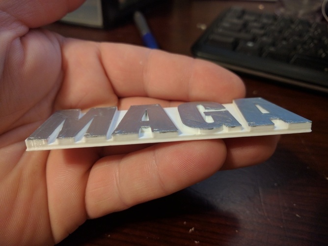 MAGA (Make America Great Again) 3D Print 116685