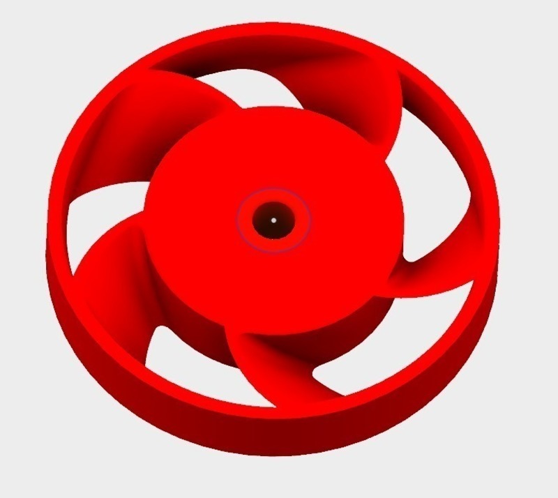 Fan Blades 5mm 50mmX 9mm 