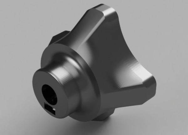 Medium 8mm Tuner /  Knob 3D Printing 116797