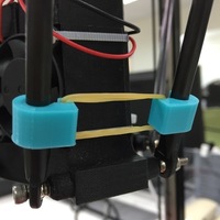 Small Kossel / Delta Rubber band holder of rod 3D Printing 116799