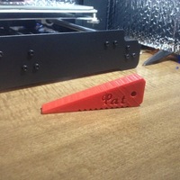 Small Customized Firefighter Wedge - Pat 3D Printing 116845