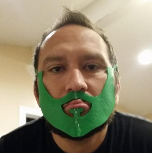 Gabe's Movember Beard 3D Print 116851