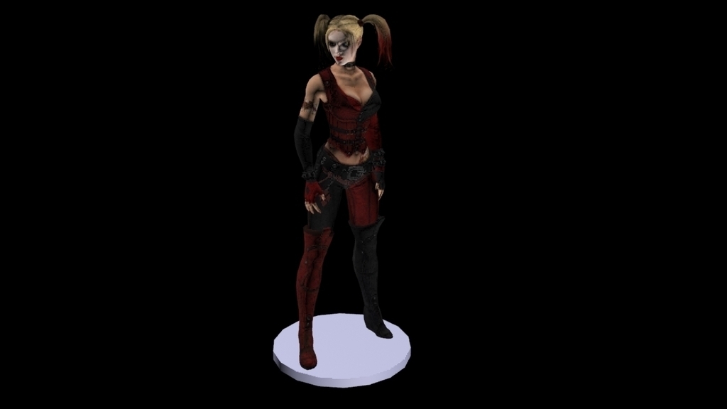 captura siga adelante bolso 3D Printed Harley Quinn - Batman Arkham City by solid | Pinshape