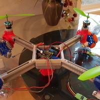 Small MakeWiths Flying Mongster - Land Air Sea Quadcopter 3D Printing 116951