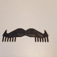 Small Moustache comb 3D Printing 116985