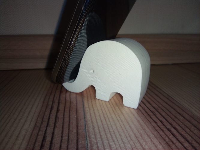 Phone holder elephant 3D Print 116990