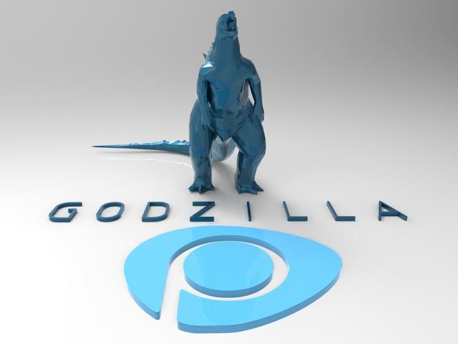 Godzilla - Scream- Multiple Resolution 3D Print 116997