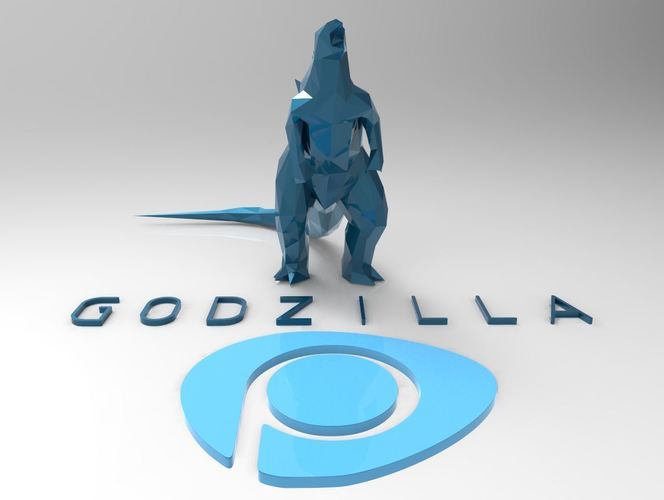 Godzilla - Scream- Multiple Resolution 3D Print 116998