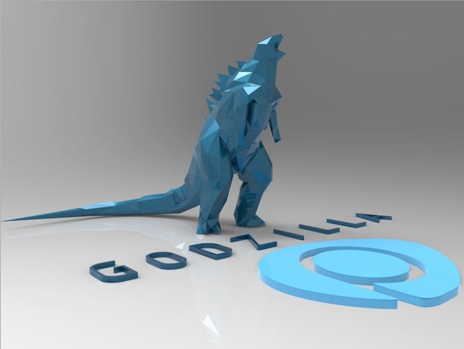 Godzilla - Scream- Multiple Resolution 3D Print 116999