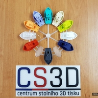 Tom's 3DBenchy rudder stand V2 (12 ships) - Thumbnail 2