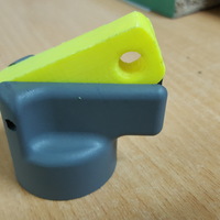 Small ABB lockout handle type 1 3D Printing 117097
