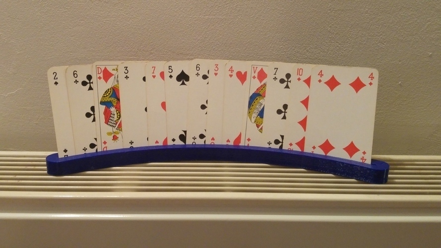 playing card holder - By WesVH - For Eline 3D Print 117212