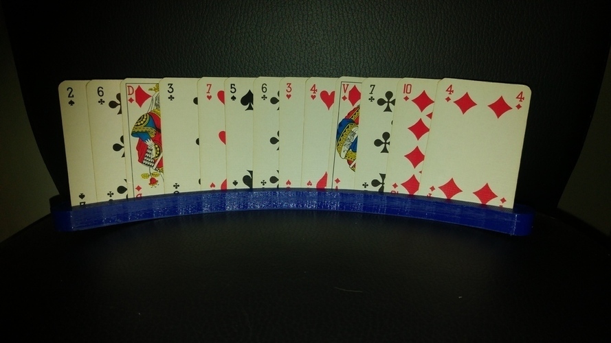 playing card holder - By WesVH - For Eline 3D Print 117216
