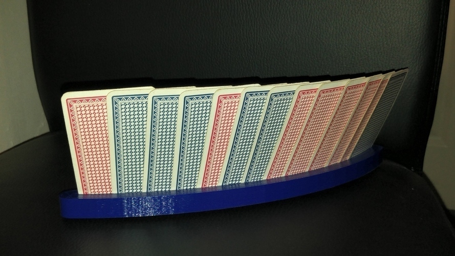 playing card holder - By WesVH - For Eline 3D Print 117222