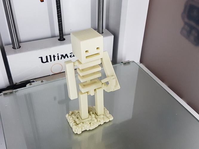 Minecraft skeleton with bow 3D Print 117279