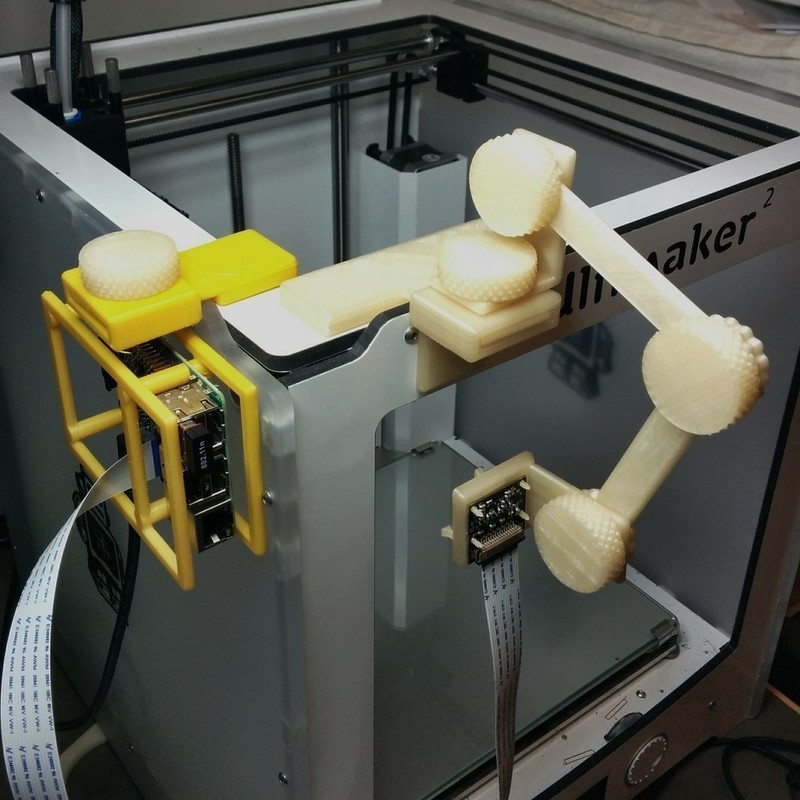 B+ Pi Cam Ultimaker 2 timelapse harness