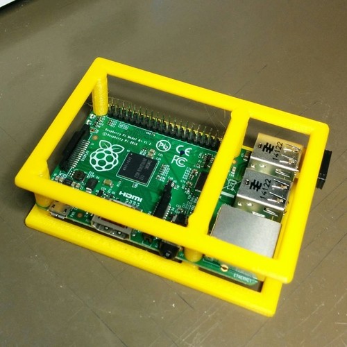 Raspberry Pi B+ Bumper 3D Print 117319