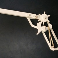 Small Rubber band gun - no screws required 3D Printing 117330