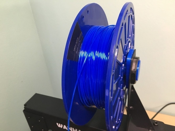 SPOOL HOLDER FOR WANHAO i3 PLUS FOR SMALL BORE SPOOLS 3D Print 117353