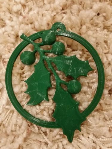Hollie Christmas Ornament 3D Print 117415