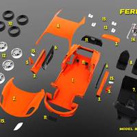 Italian Sports Car Model - Thumbnail 5