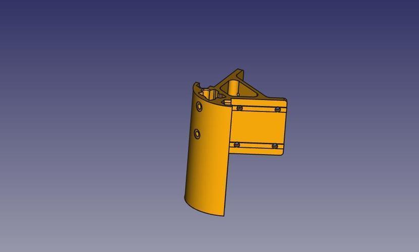 mini kossel extended base 3D Print 117515