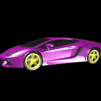 Purple Lamborghini - Thumbnail 3