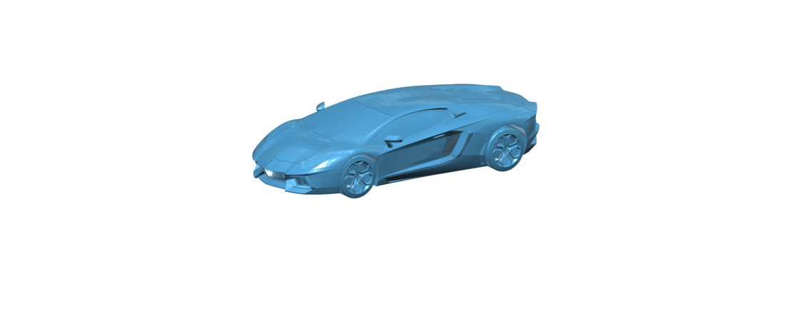 Purple Lamborghini 3D Print 117545