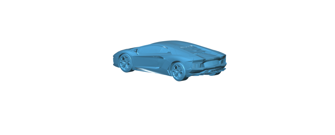 Purple Lamborghini 3D Print 117548