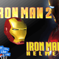 Small Iron Man Helmet (High Res) 3D Printing 117562