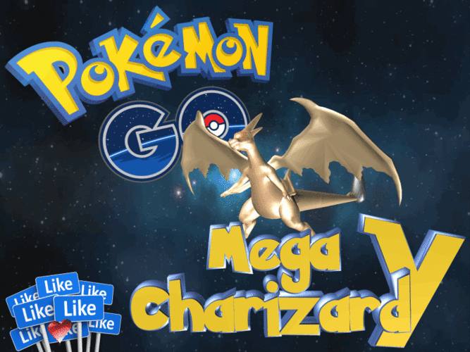 Mega Charizard Y - Pokemon 3D Print 117577