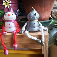 Decorative Snowman - Container - Thumbnail 4