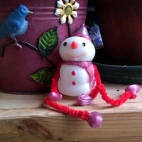 Decorative Snowman - Container - Thumbnail 5
