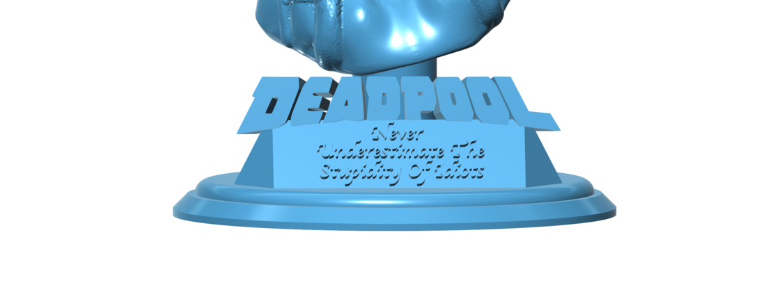 Deadpool Bust 3D Print 117620