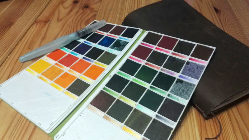 DIY Portable Peerless Watercolor Palette - 3D print