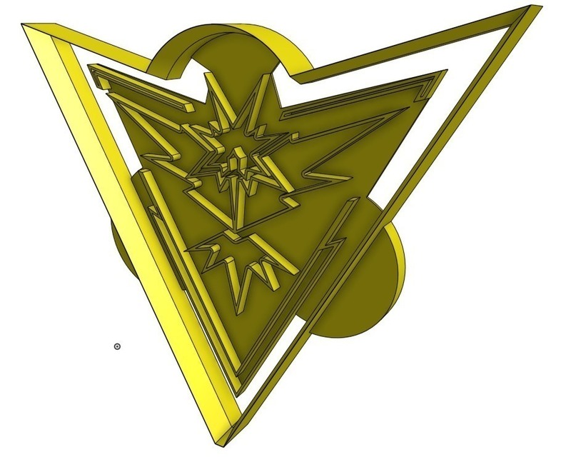 Mystic, Valor, & Instinct Team Cookie Cutters V 2.0