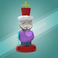 South Park Chess Set - Full Color 3D Print - Thumbnail 3